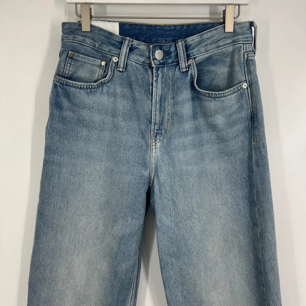 HM Loose Ample‎ Men Light Wash Blue Denim Jeans 28x30 0979945 9